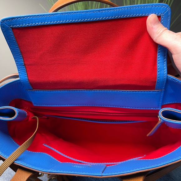 Dooney and Bourke - Blue Bag with Red interior- Like new condition - Picture 14 of 16